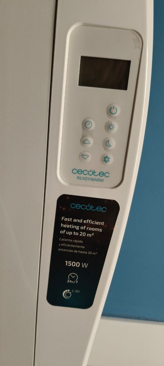 Calefactor Cecotec ReadyWarm 1500W eléctrico