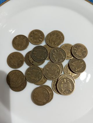 Lote de 25 pesetas de 1944