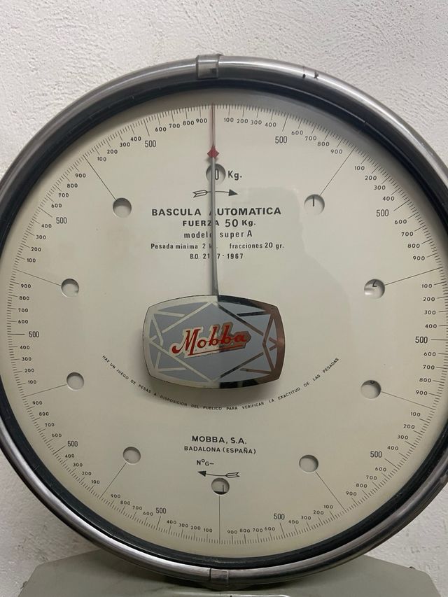 Bascula Mobba 50kg vintage
