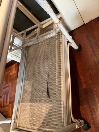 Carrito bar mimbre/bambú vintage