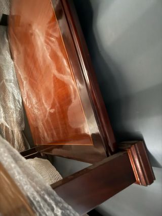 Muebles de salon de caoba.