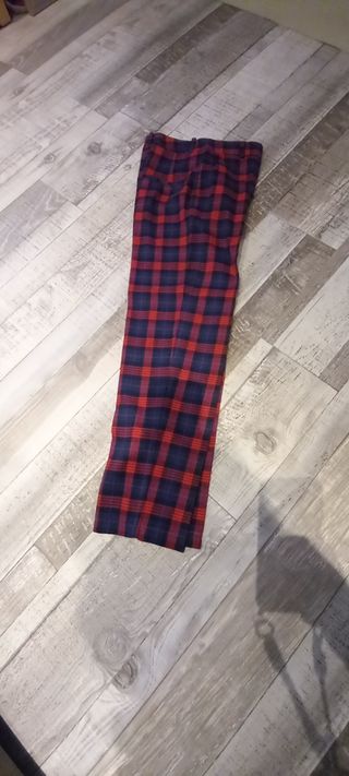 Pantalones vintage KLING escoceses, sin estrenar.