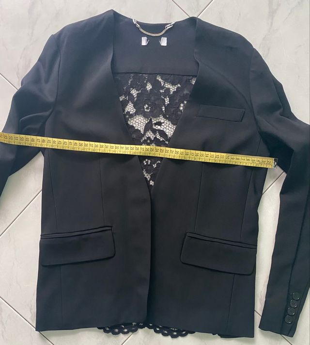 Blazer donna nero con pizzo tg 40 IT Max&Co
