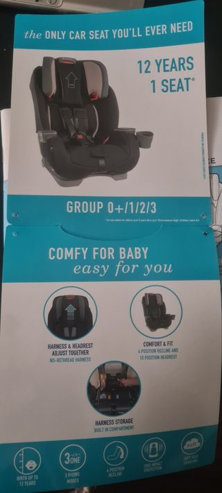 Silla coche Graco 0-36kg