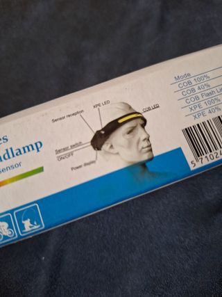 Linterna frontal LED GB-37 USB