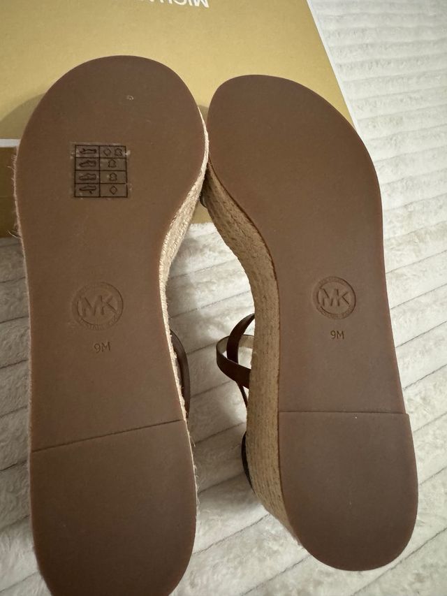 Sandalias Michael Kors - Cuña Marrón