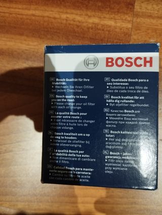 Filtro óleo carro Bosch - 1457429256