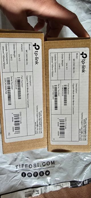 2x TP-Link MC200CM - Conversor Gigabit Multimédia