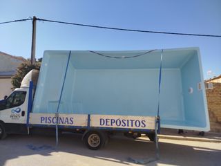 Kit Piscina de playa 6.40 depuradora y transporte