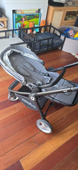 Asalvo Silla de Paseo Kino Gris