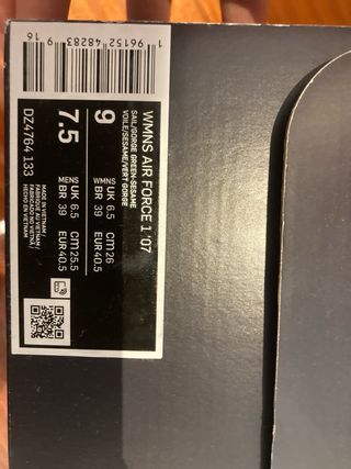 Nike Air Force 1 - Zapatillas Blancas y Verdes