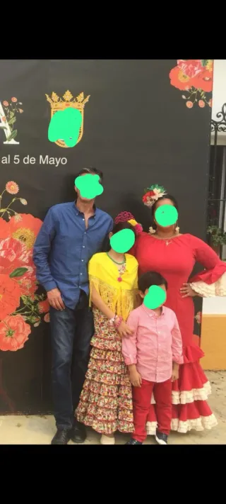 Traje Flamenca Rojo - Talla 46