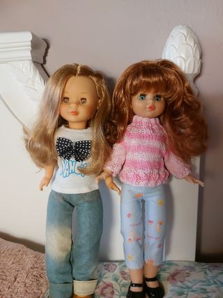 2 Muñecas - Llorens - Vestidos