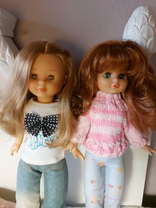 2 Muñecas - Llorens - Vestidos