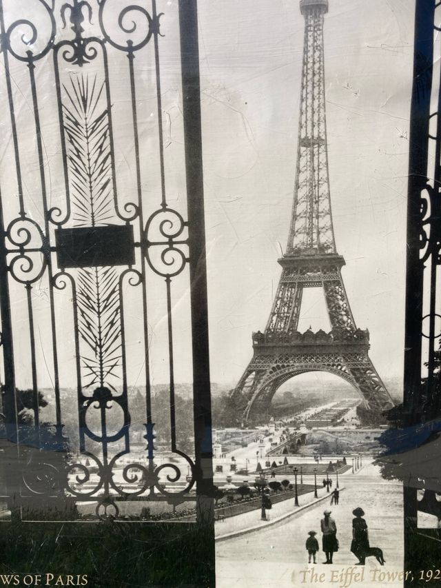 Lámina Torre Eiffel París 1925