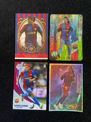 Lote cromos Ronaldinho FC Barcelona
