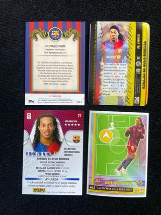 Lote cromos Ronaldinho FC Barcelona