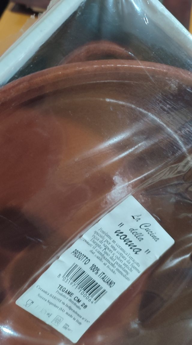 Tegame terracotta marrone