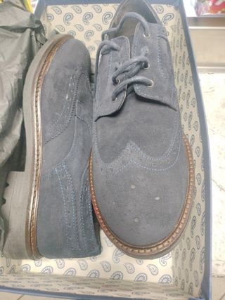 Scarpe blu uomo, usate poco