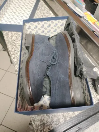 Scarpe blu uomo, usate poco