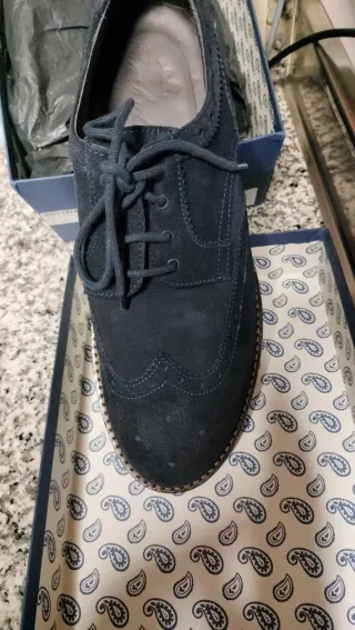 Scarpe blu uomo, usate poco