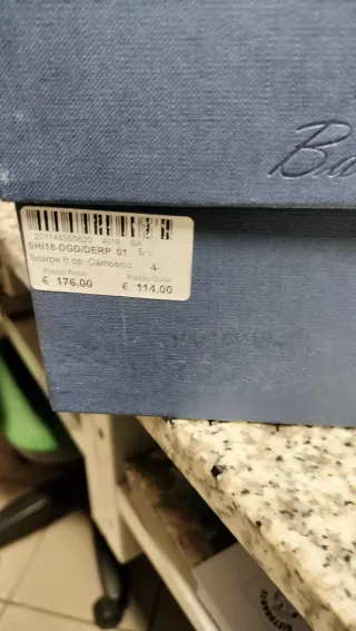 Scarpe blu uomo, usate poco