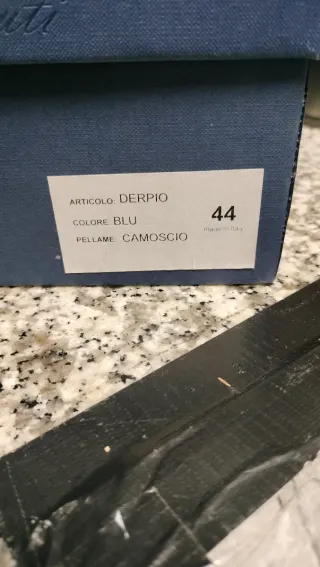 Scarpe blu uomo, usate poco