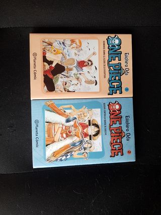 6 primeros mangas de One piece. Español