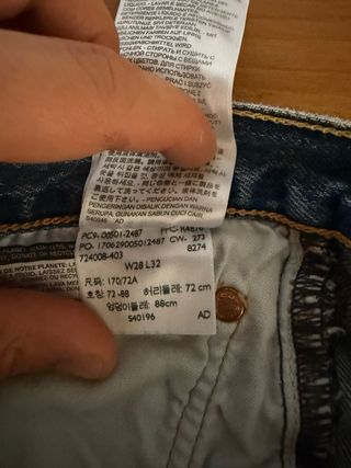 Jeans levis uomo