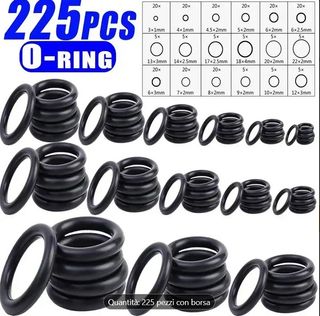 225 pz gomma O Ring gurnizioni rondelle O-Ring