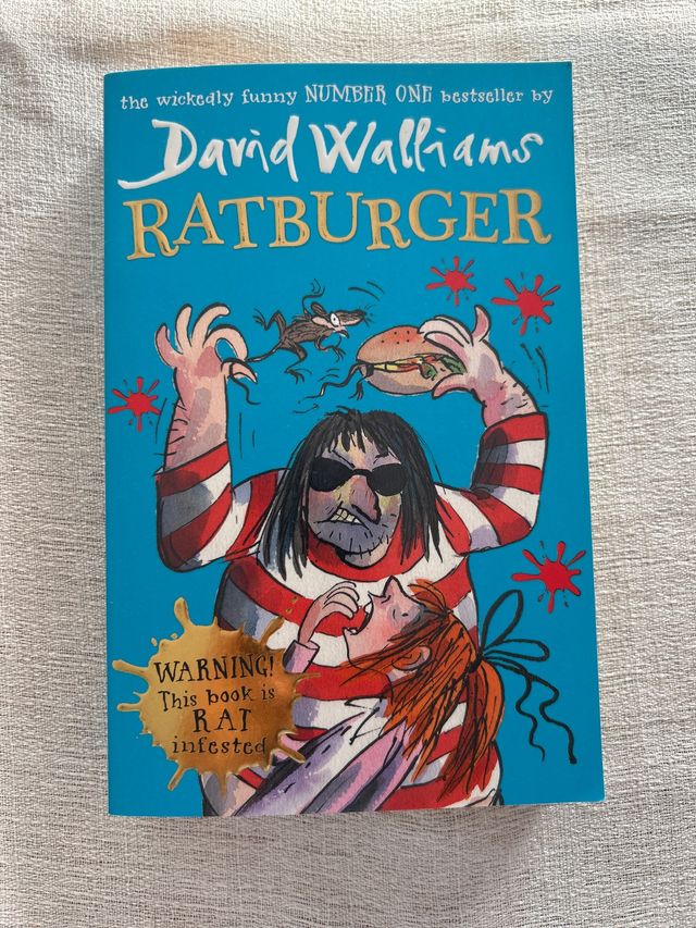 David Walliams ‘Ratburger’ Libro en Ingles