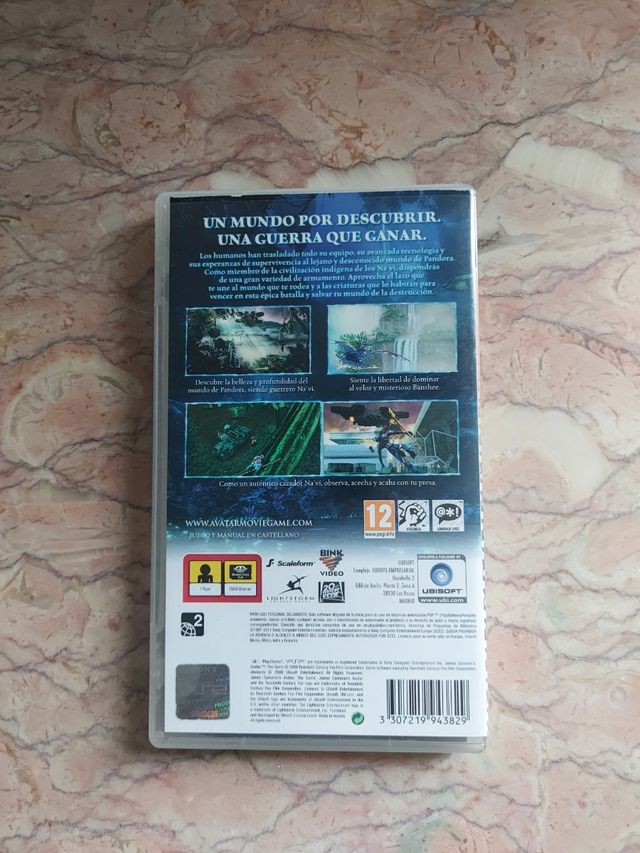Juego Avatar PSP