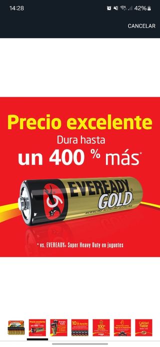 30 PILAS AA EVEREADY GOLD ALCALINR