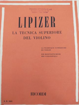 Partituras de técnica superior del violín