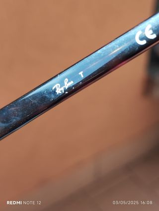 Montatura vintage rayban