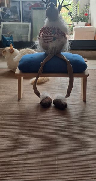 Banco de yoga-meditación plegable