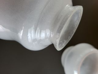 2 Paralumi vetro bianco opaco