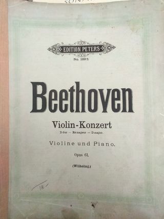 Partituras Violin Concertos