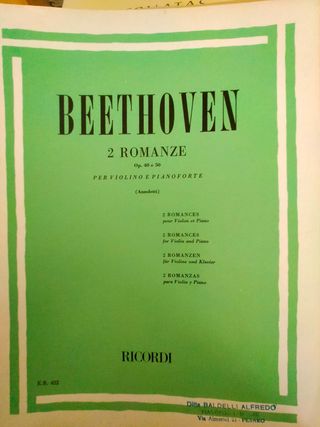 Partituras Violin Concertos