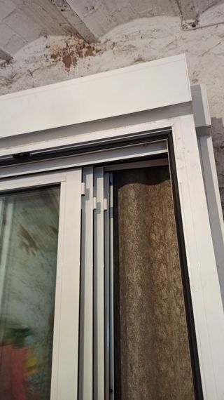 2 Puertas balconeras aluminio abatibles