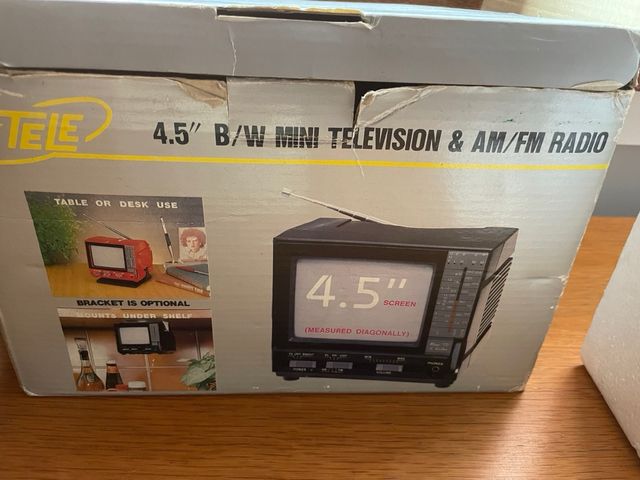 Television portatil de los 80