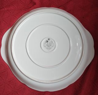 Fuente redonda de porcelana Santa Clara