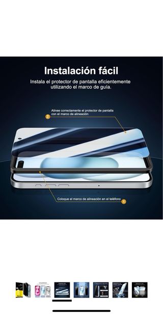 NEW'C 3 Piezas Protector pantalla privacidad para iPhone 16 Plus15 Plus 67 PulgadasCristal Vidrio Templado Antiespia