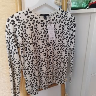 Chaqueta MANGO - Leopardo Blanco y Negro