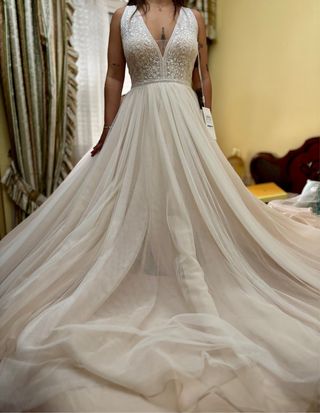 Vestido Aire Barcelona - Talla 46 adaptable 