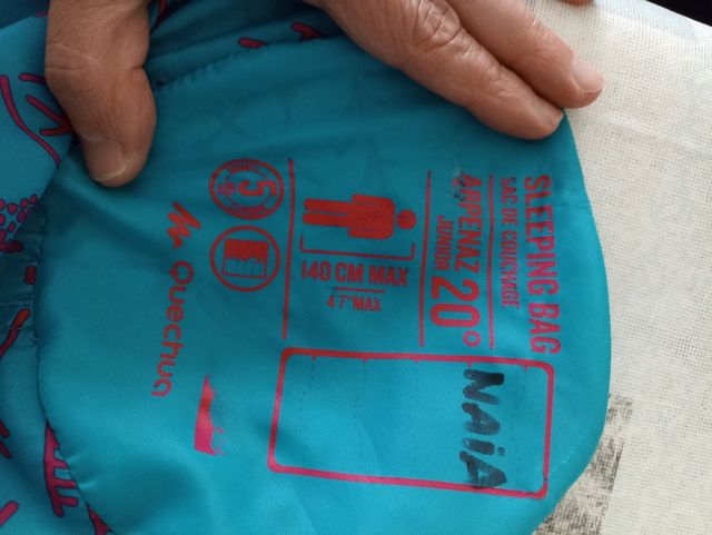 Saco dormir junior - Acampada