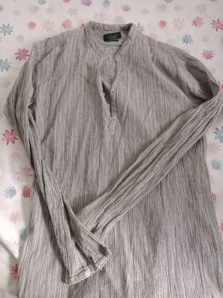 Camisa Zara Man Gris - Talla S