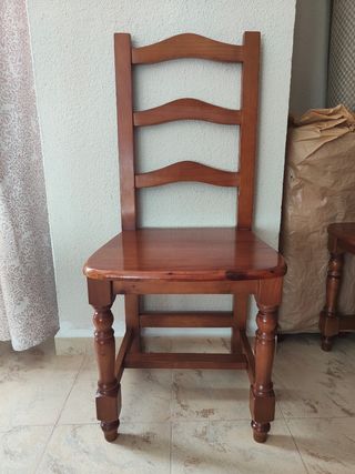 Conjunto salón-comedor muebles rústico provenzal