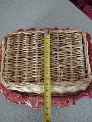 Cestino patchwork - portaoggetti