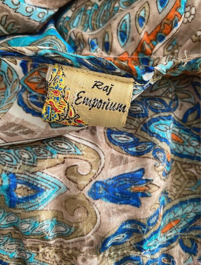 Abito lungo in seta TU Raj Emporium 